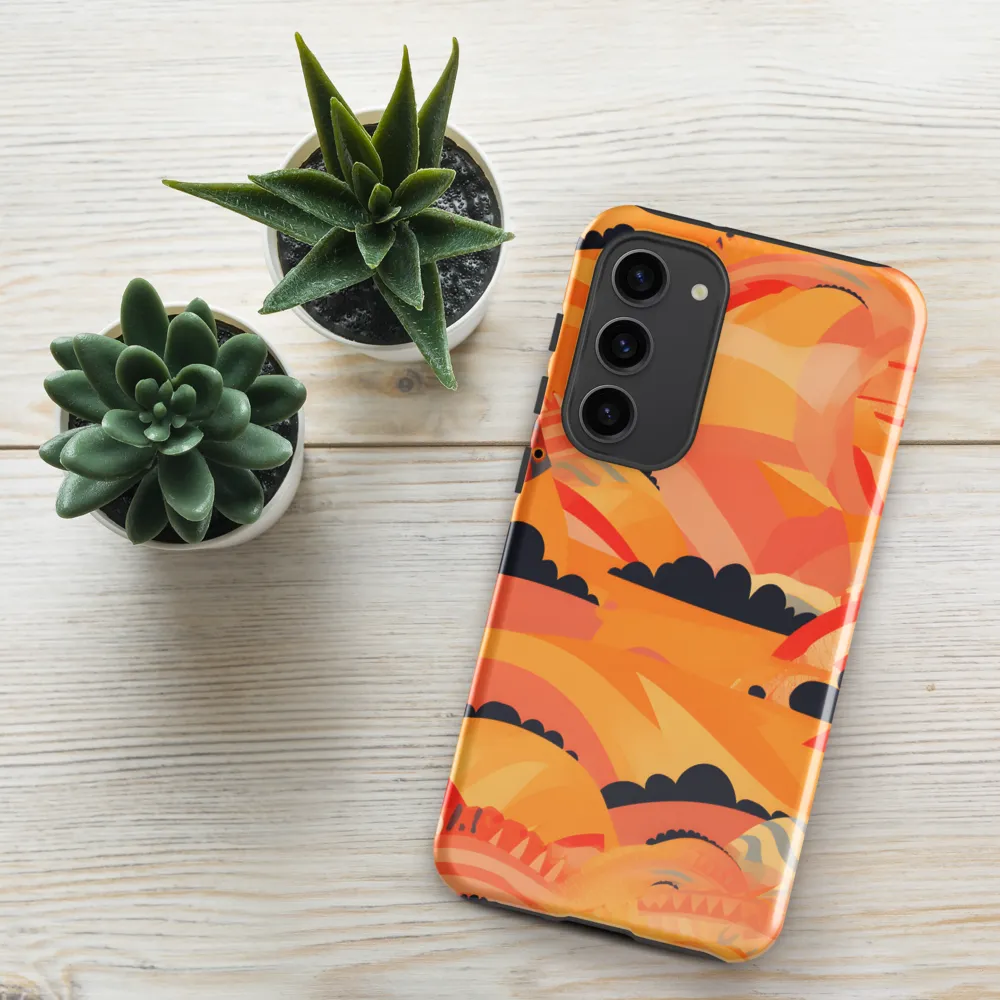 Whispers of the Abstract Horizon | Phone Case |  S23 Plus | Tough Case | Glossy