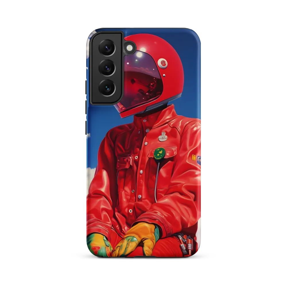 Astronaut in Crimson