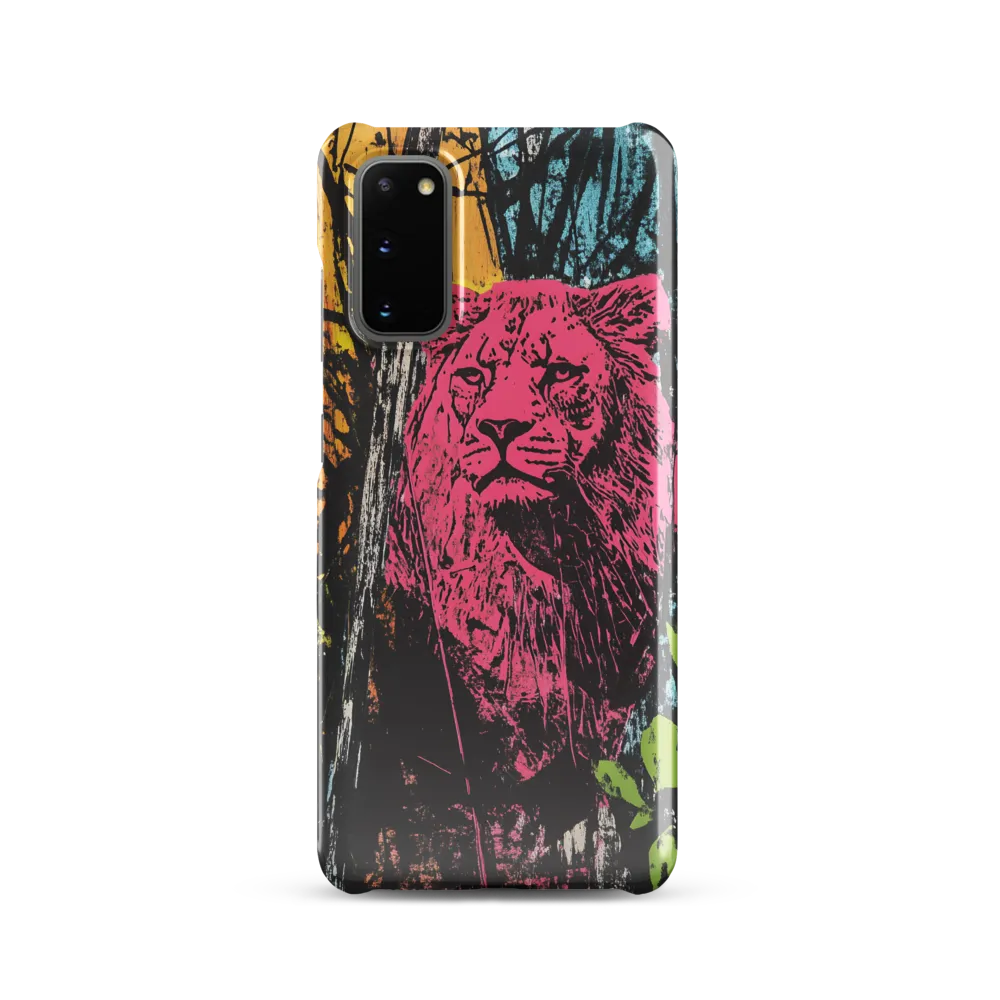Fierce Vibrance: The Pink Lion