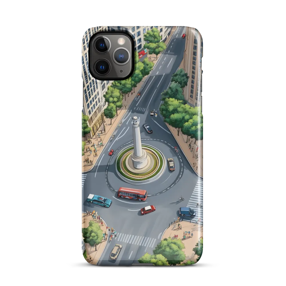 Urban Harmony: A City in Motion | Phone Case |  11 Pro Max | Snap Case | Glossy