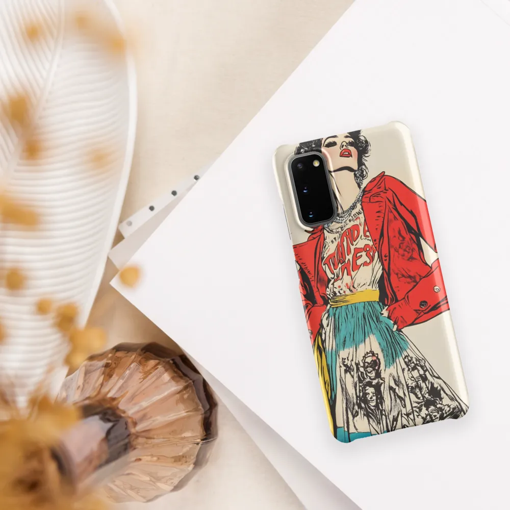 Vibrant Elegance: A Pop Art Fashion Statement