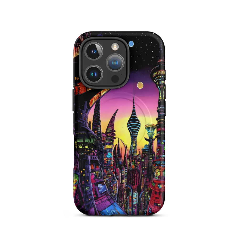 Futuristic Cityscape at Dusk