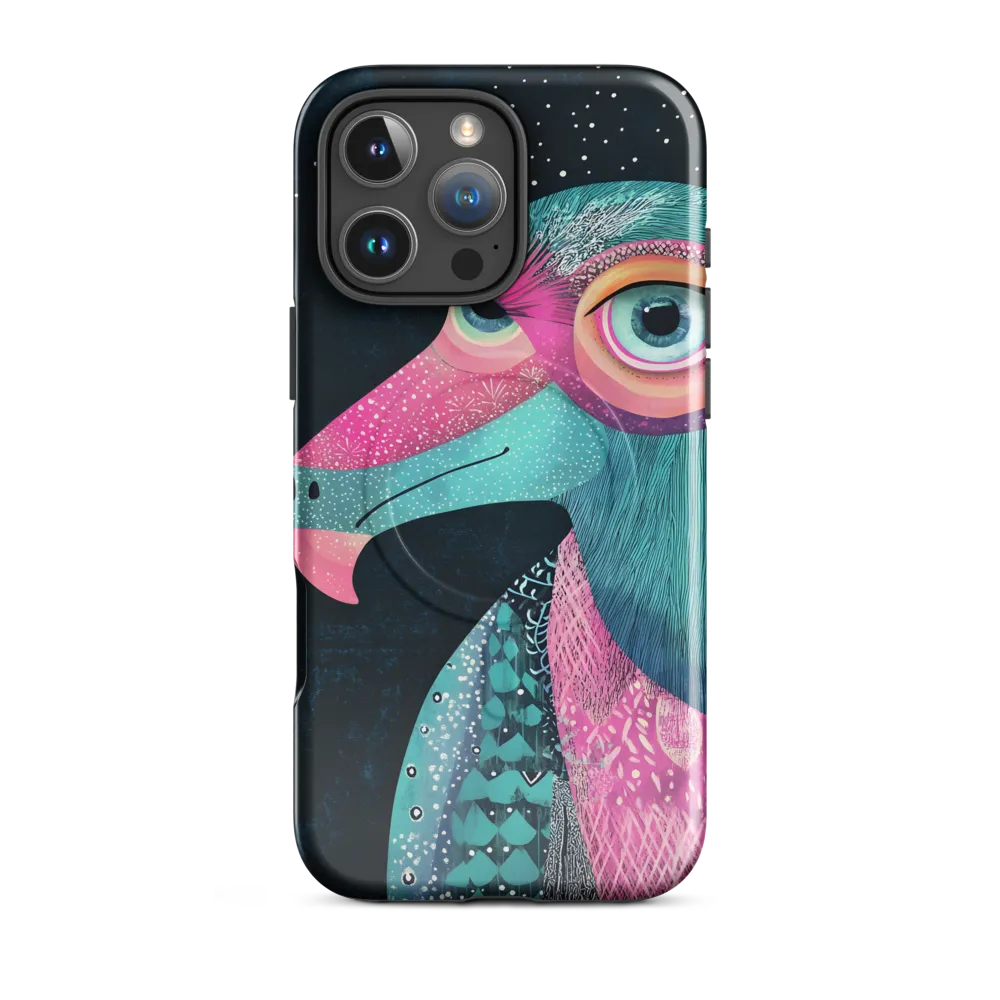 Whimsical Vulture: A Dance of Colors