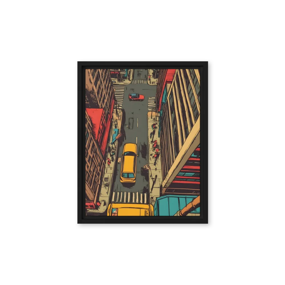 Urban Symphony | Canvas with Black Frame | 11″×14″