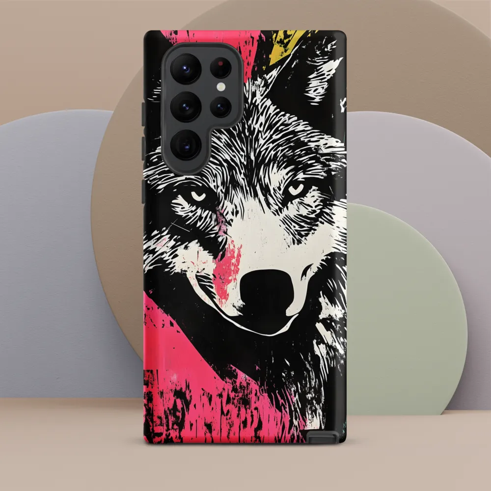 Intense Gaze of the Wolf