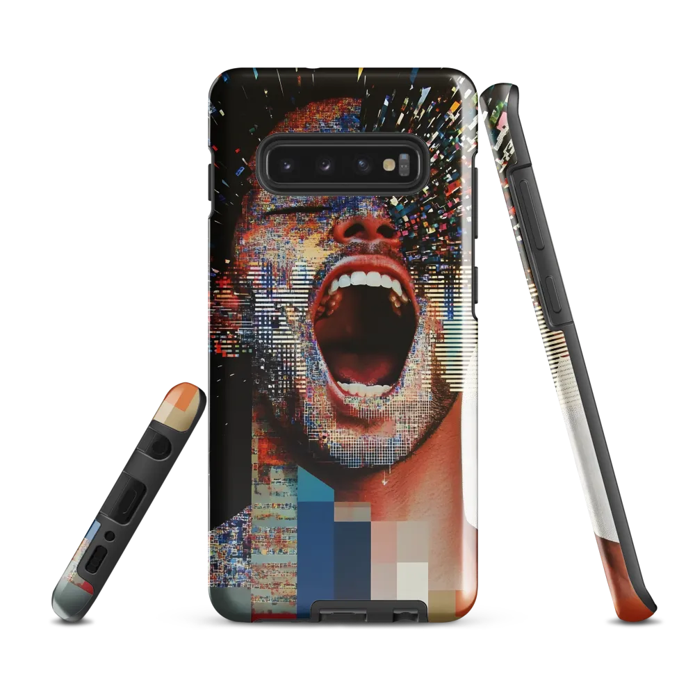 Eruptive Expression | Phone Case |  S10 Plus | Tough Case | Glossy