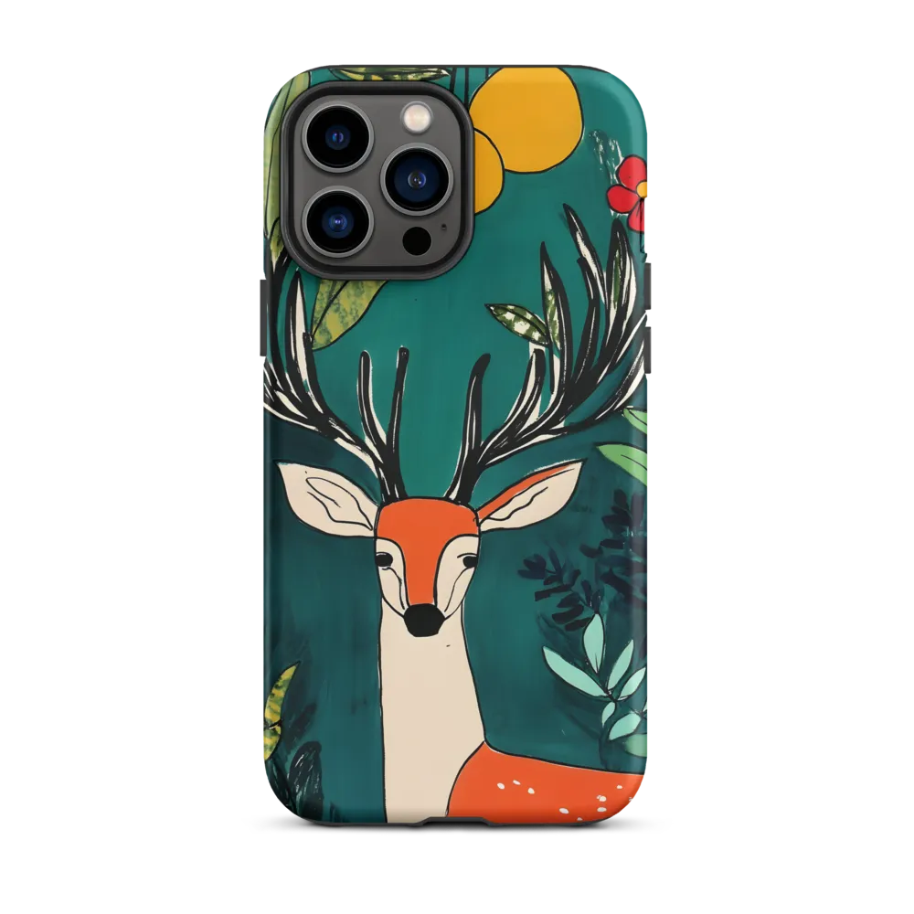 Nature's Embrace: The Majestic Deer | Phone Case |  13 Pro Max | Tough Case | Matte
