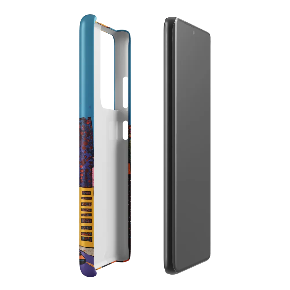 Urban Vibrance: A Pop Art Cityscape | Phone Case |  S21 Ultra | Snap Case | Matte