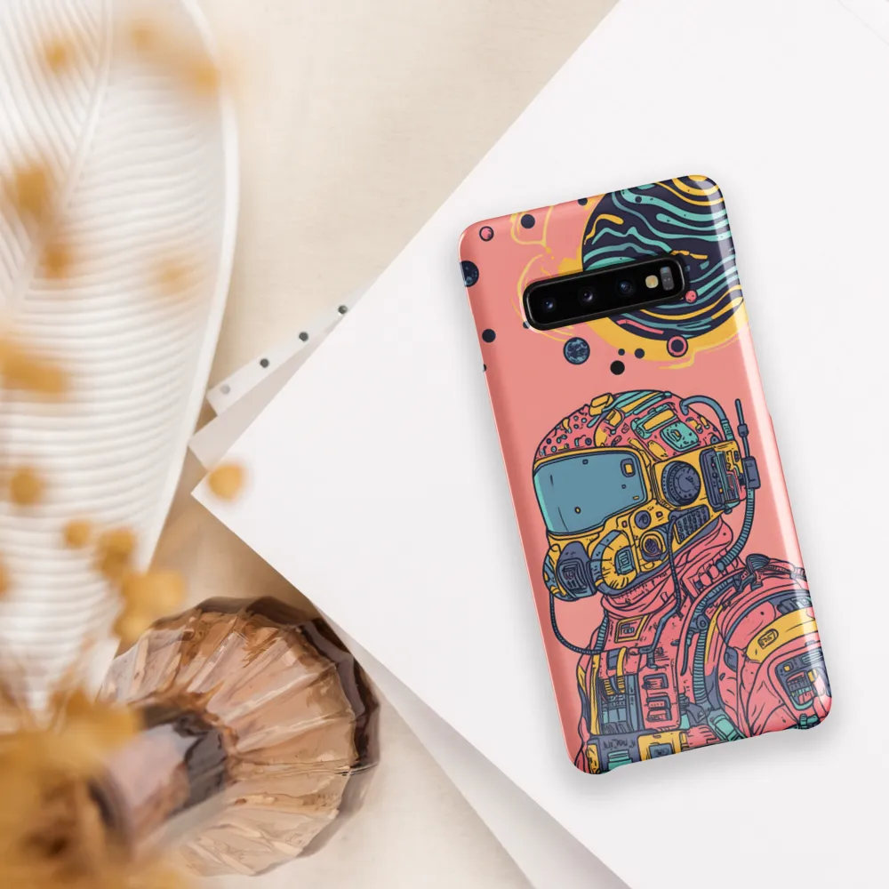 Exploration Beyond: A Digital Astronaut | Phone Case |  S10 Plus | Snap Case | Glossy