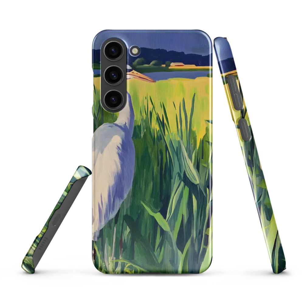 Graceful Presence: The Heron in the Meadow