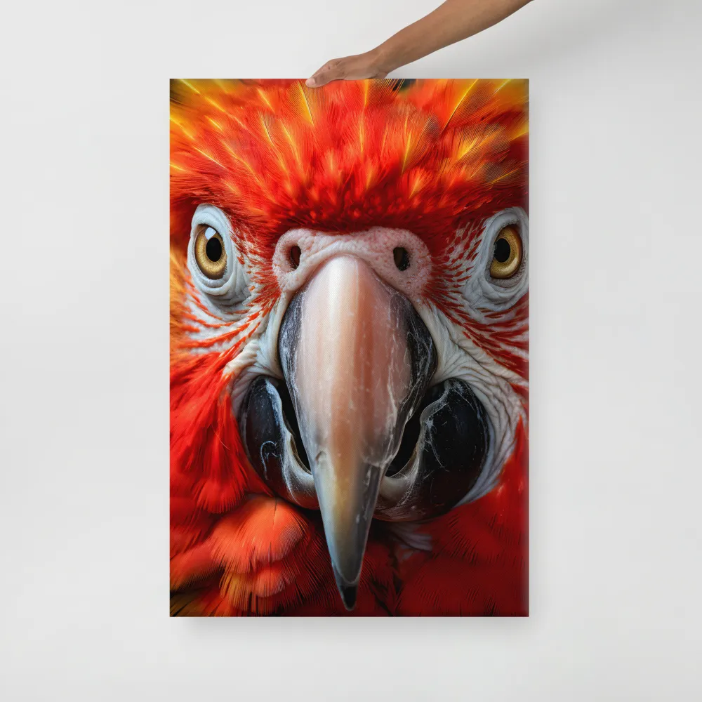 The Fiery Gaze of the Parrot