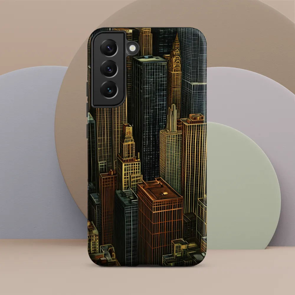 Urban Elegance: A Golden Cityscape