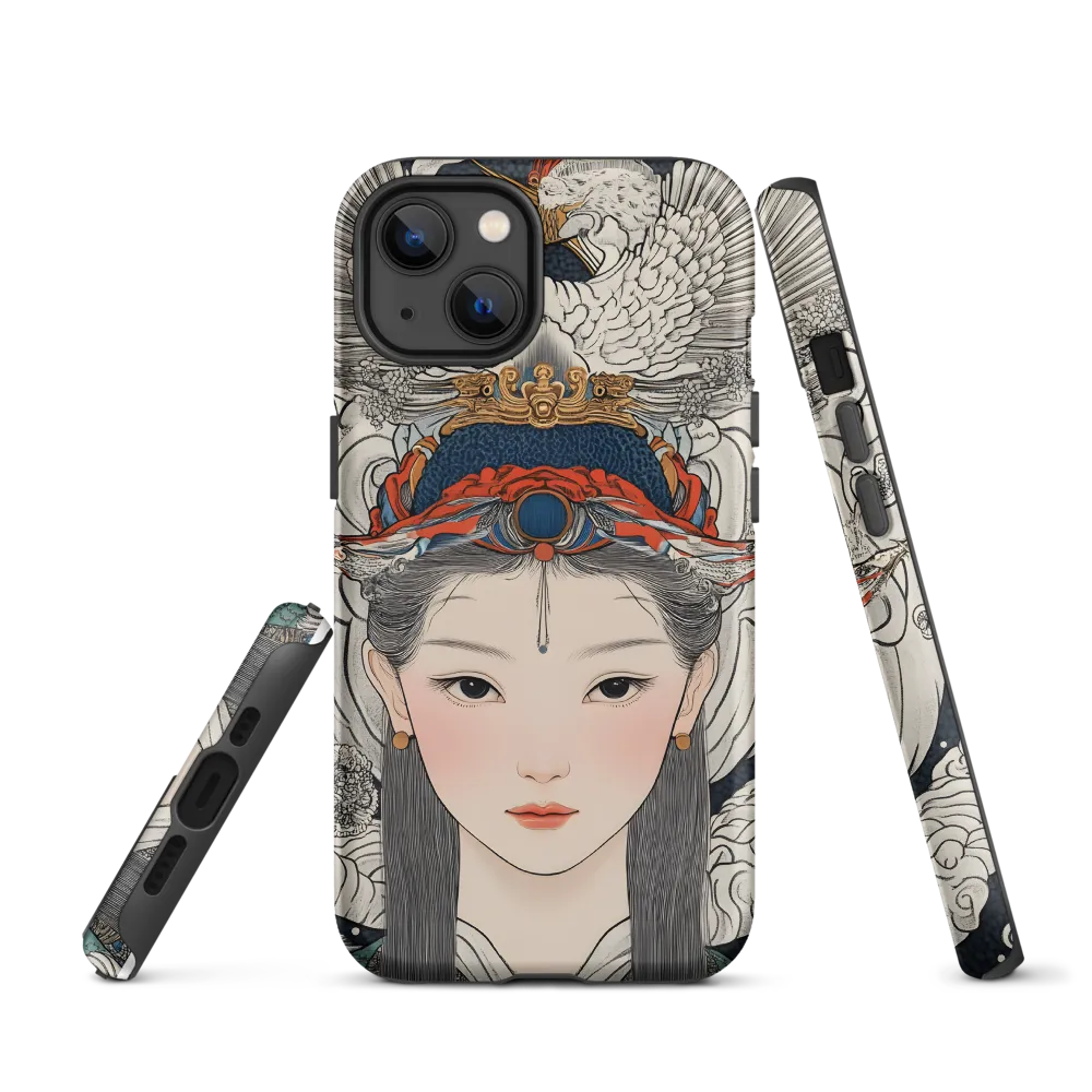 Serenity in Myth: A Traditional Portrait | Phone Case |  13 | Tough Case | Matte