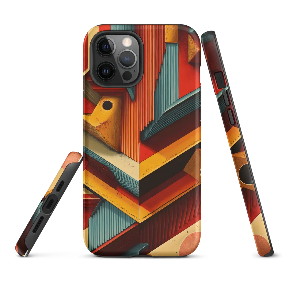 Geometric Harmony | Phone Case |  12 Pro Max | Tough Case | Matte