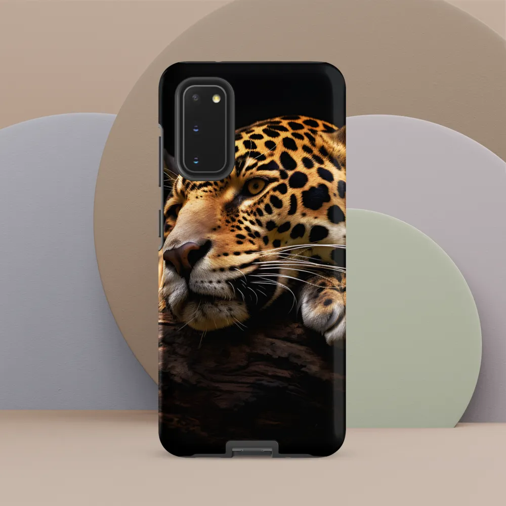 Tranquil Majesty: The Resting Leopard