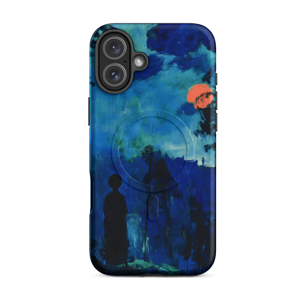 Solitude in Blue | Phone Case |  16 Plus | MagSafe® Tough Case | Matte