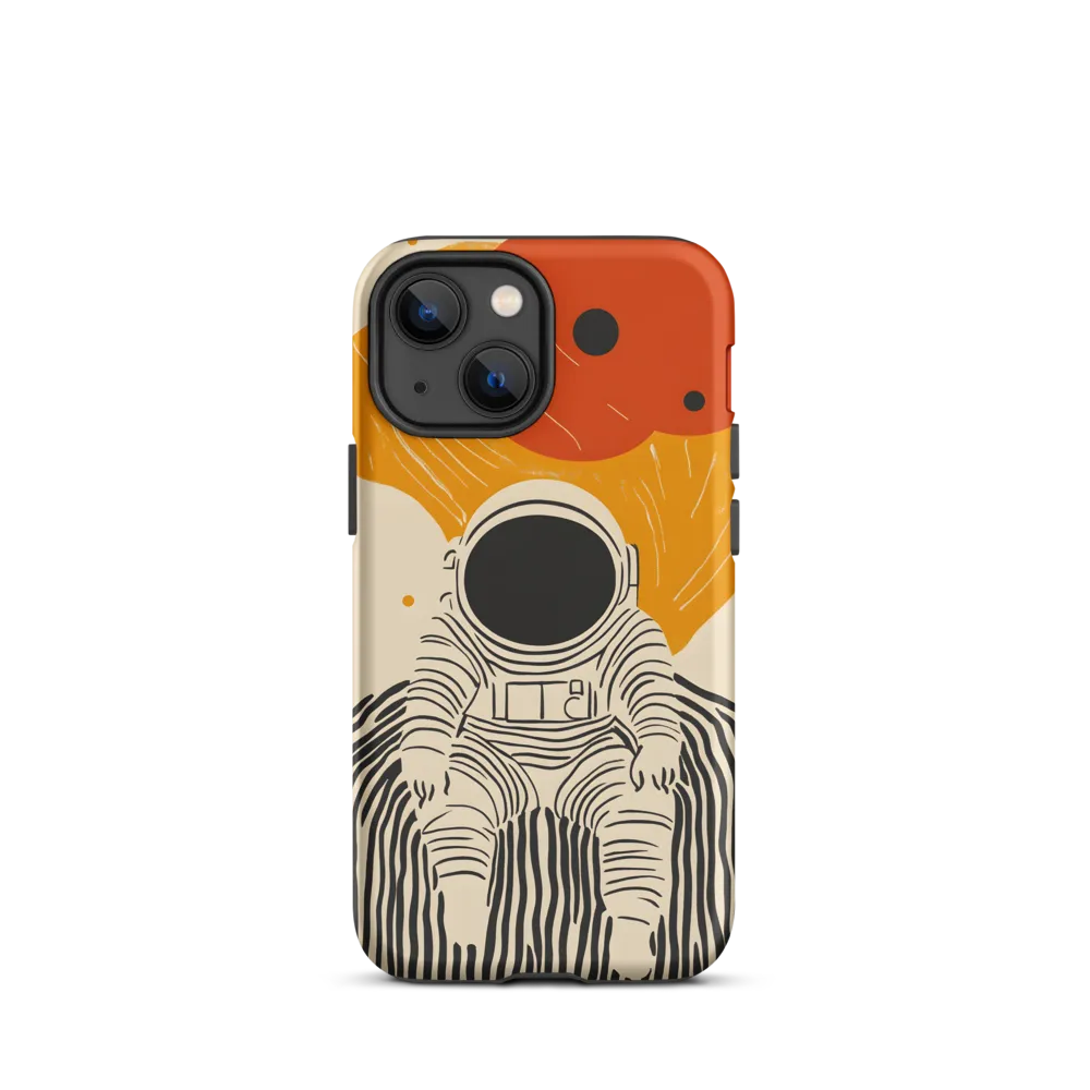 Astronaut in Cosmic Thoughts | Phone Case |  13 mini | Tough Case | Matte