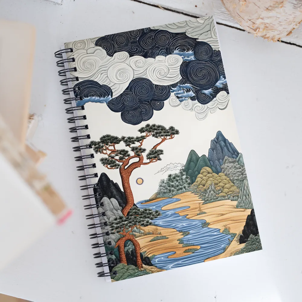 Tranquil Harmony in Nature | Spiral Notebook