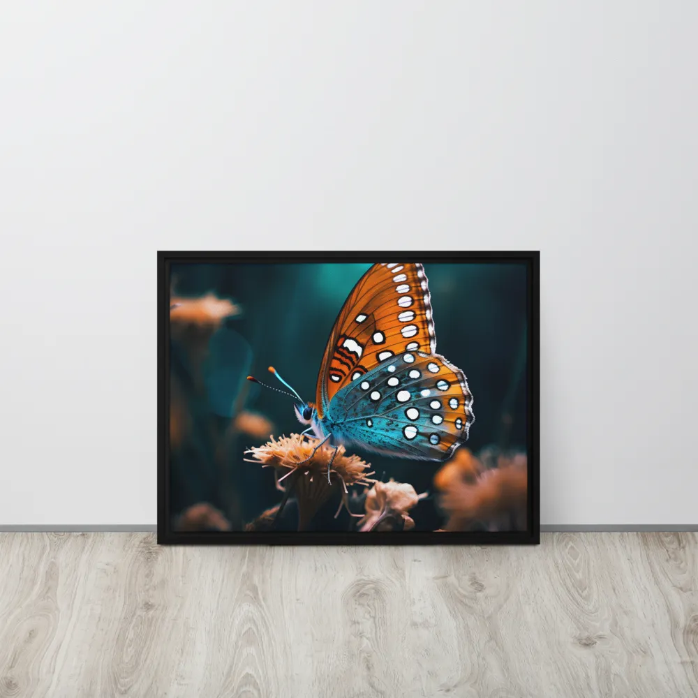 Whispers of Color: The Butterfly's Embrace