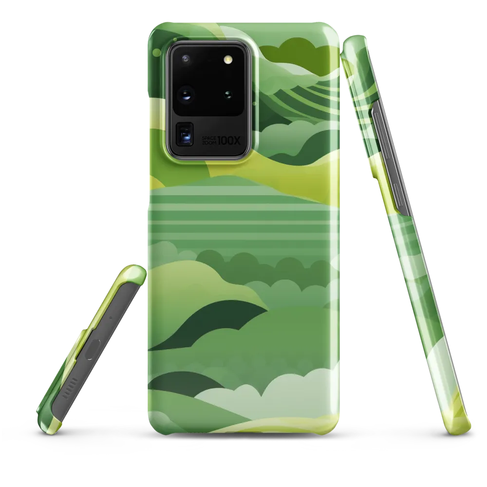 Tranquility in Green Waves