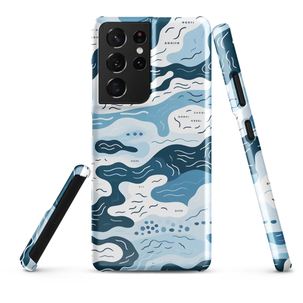 Flowing Waters: An Abstract Journey | Phone Case |  S21 Ultra | Snap Case | Glossy