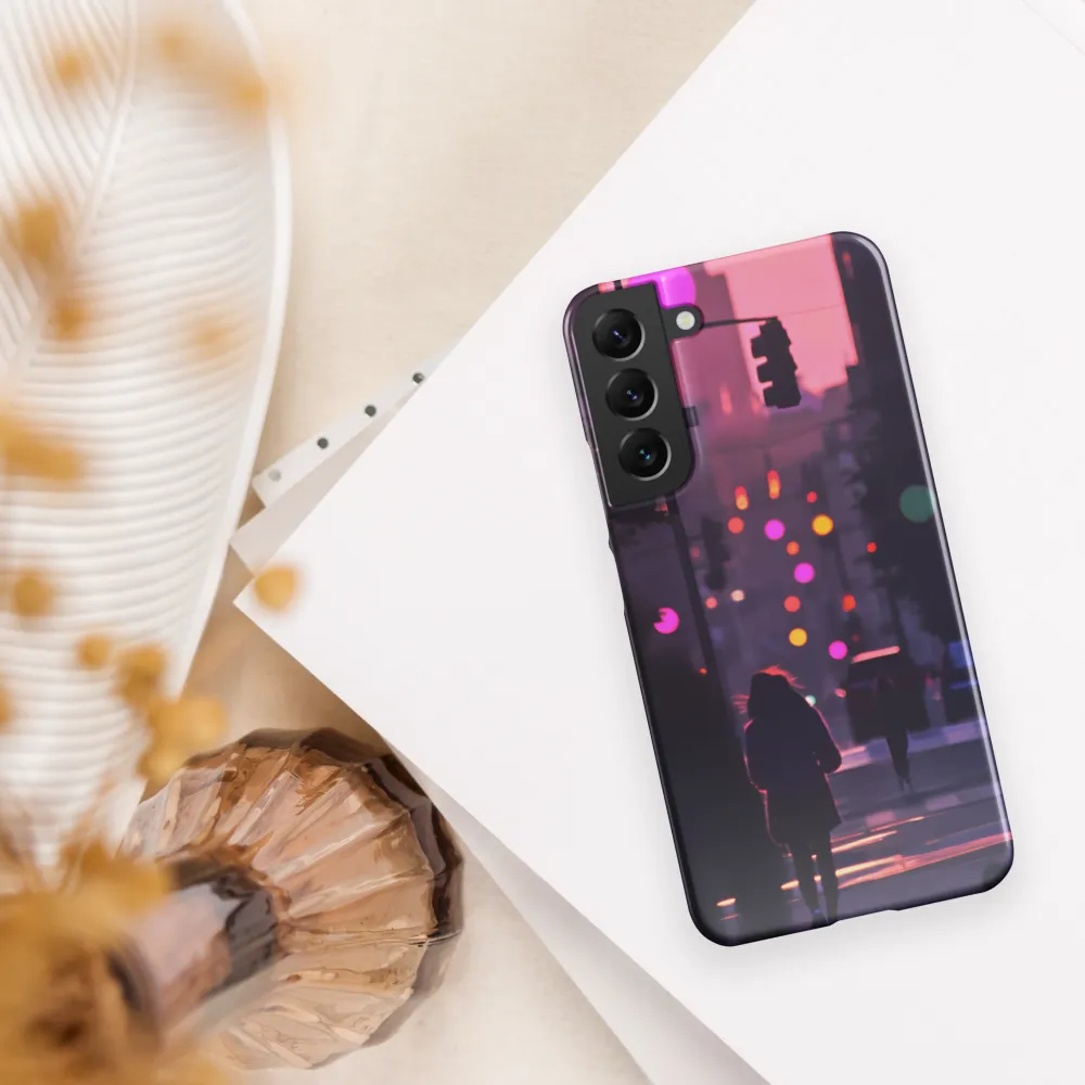 City Silhouettes at Dusk | Phone Case |  S22 Plus | Snap Case | Glossy