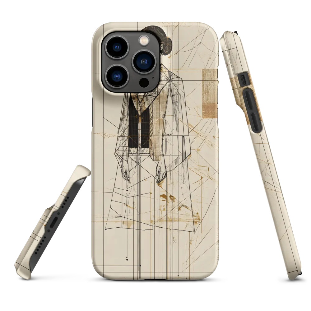 Elegance in Lines | Phone Case |  14 Pro Max | Snap Case | Matte