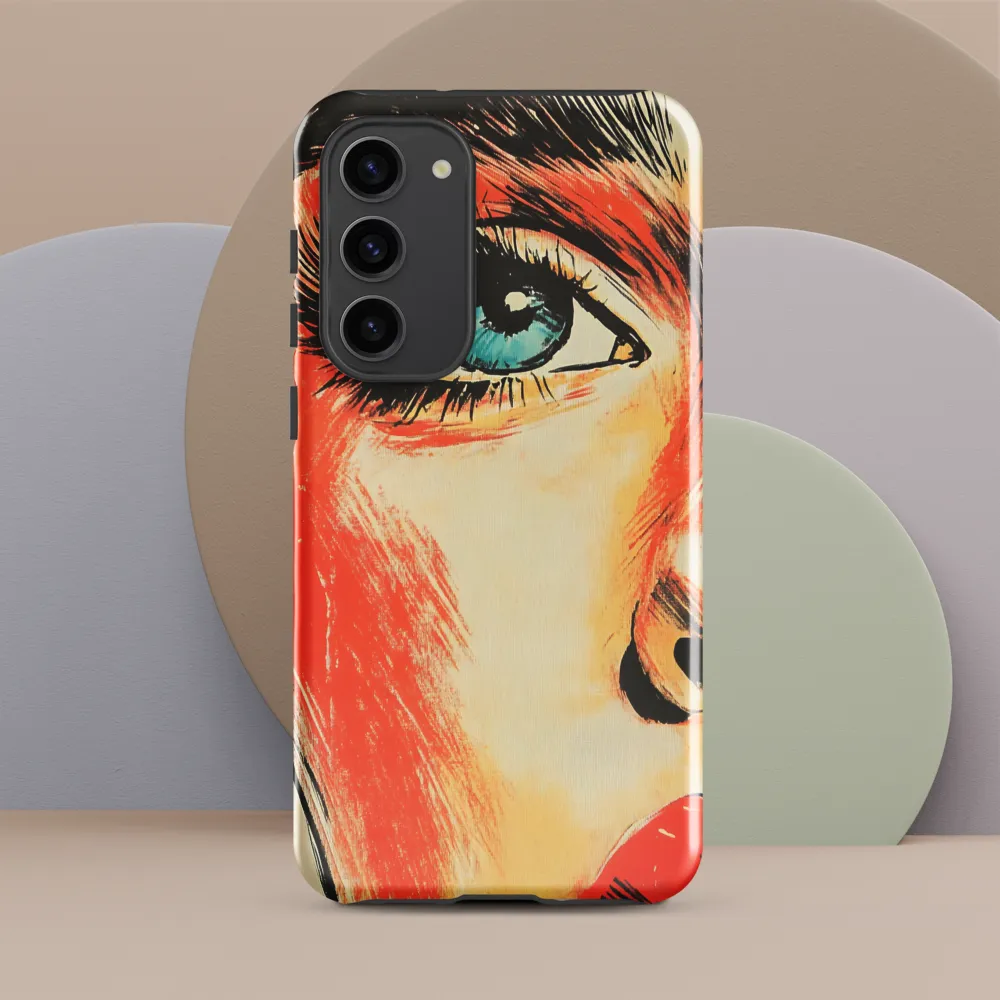 Intense Gaze: A Pop Art Portrait