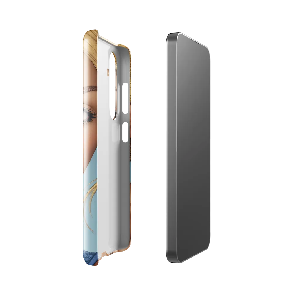 Serenity in Blue | Phone Case |  S24 | Snap Case | Glossy