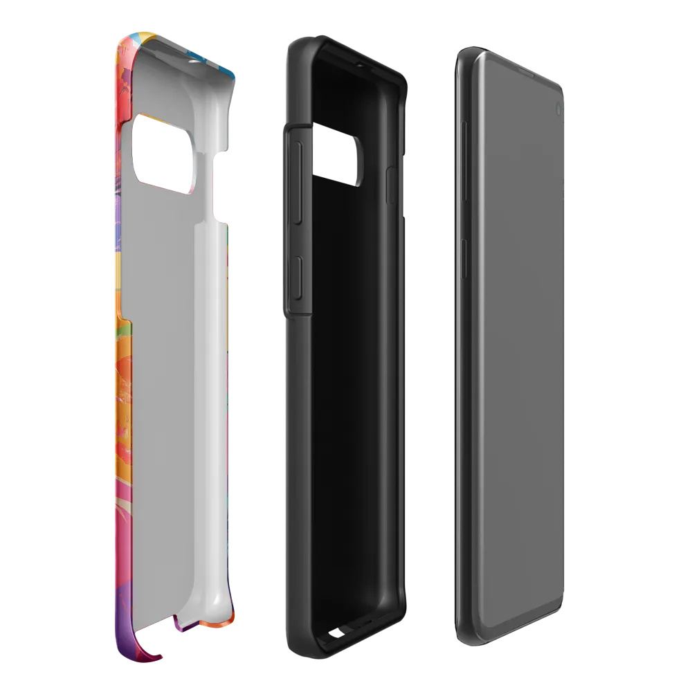 Vibrant Nature's Palette | Phone Case |  S10 Plus | Tough Case | Glossy