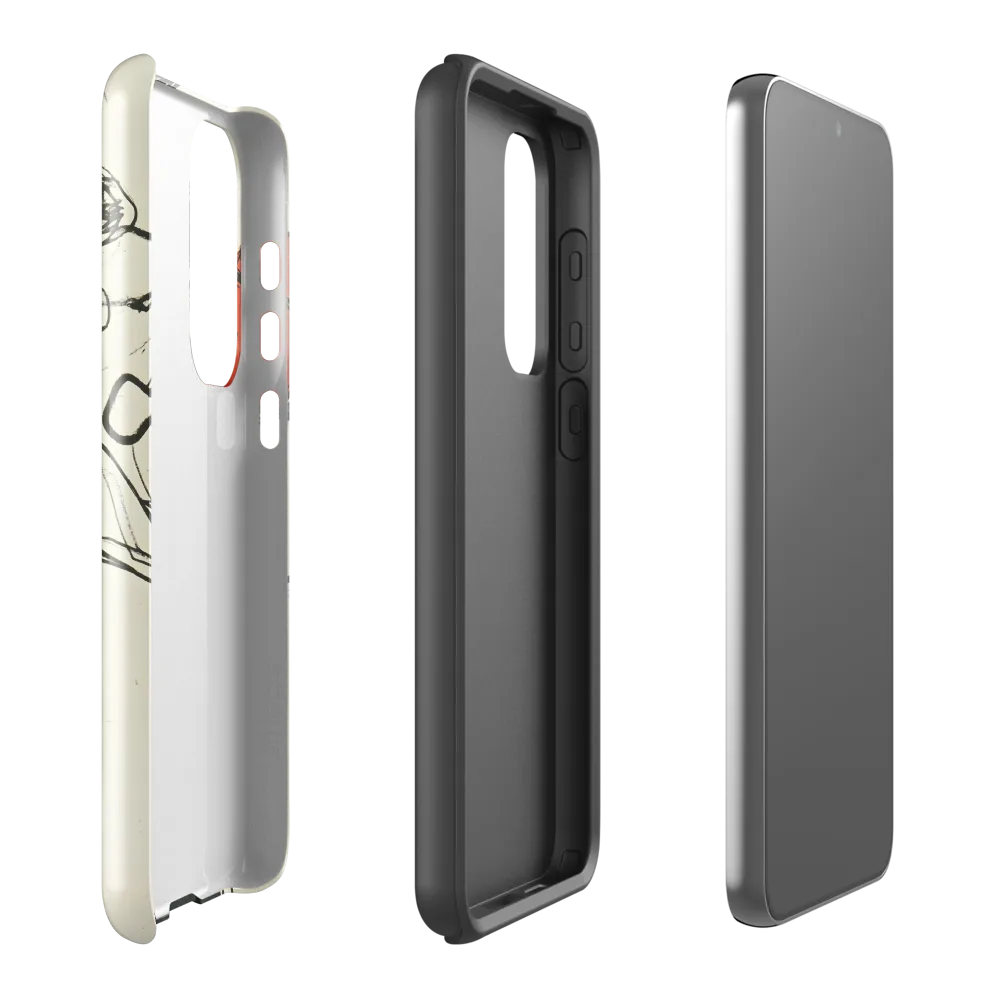 Echoes of Anguish | Phone Case |  S23 Plus | Tough Case | Glossy