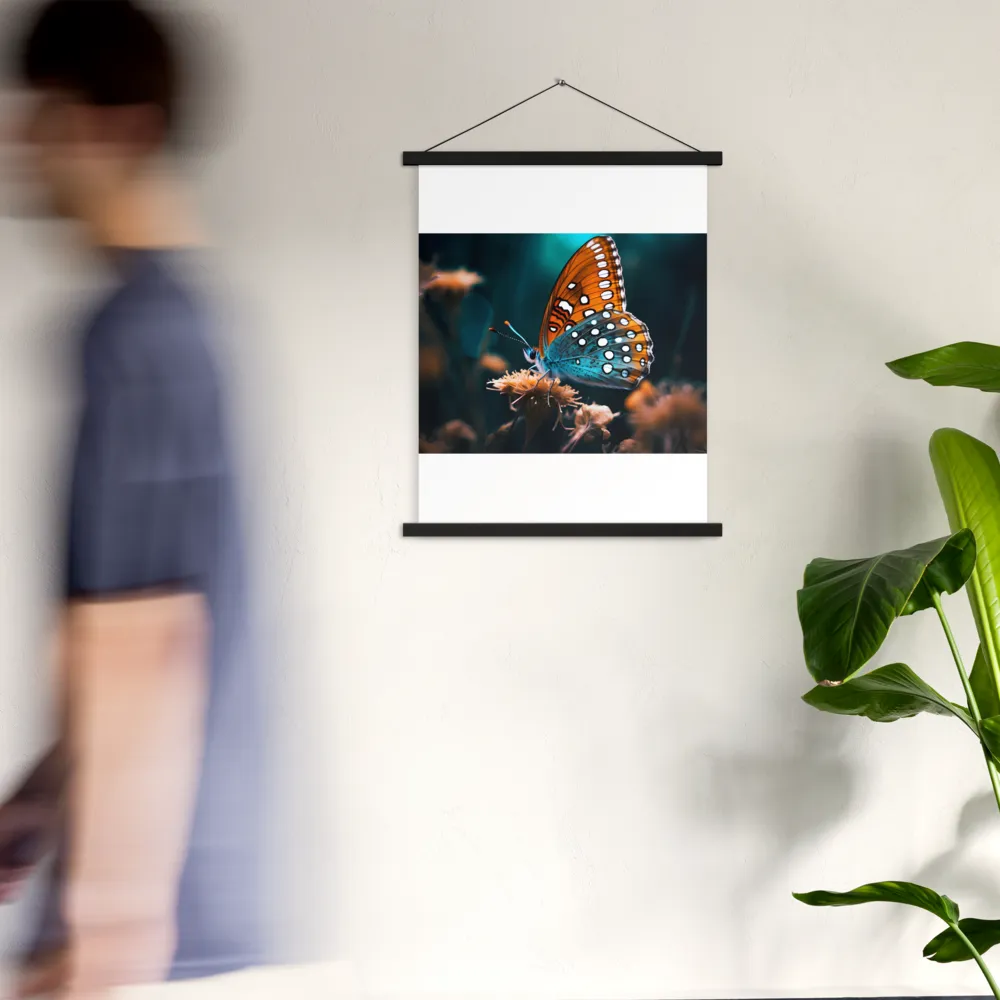 Whispers of Color: The Butterfly's Embrace