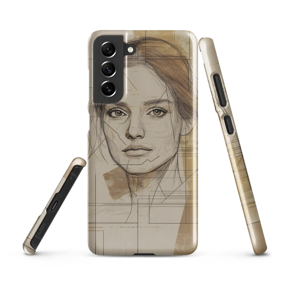 Geometric Elegance: A Modern Portrait