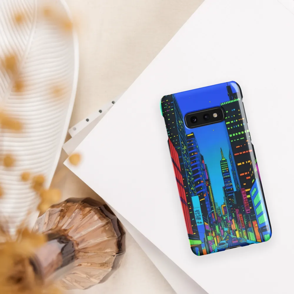 Neon Dreamscape: A Futuristic City at Dusk
