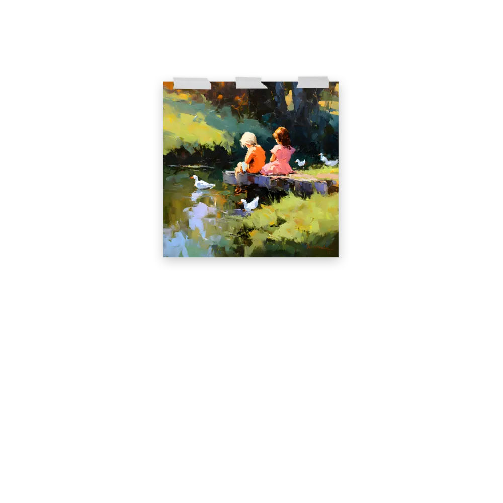 Pondside Reverie 
 Poster | 18″x 18″