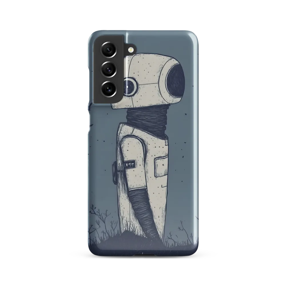 Contemplative Robot in a Barren Landscape