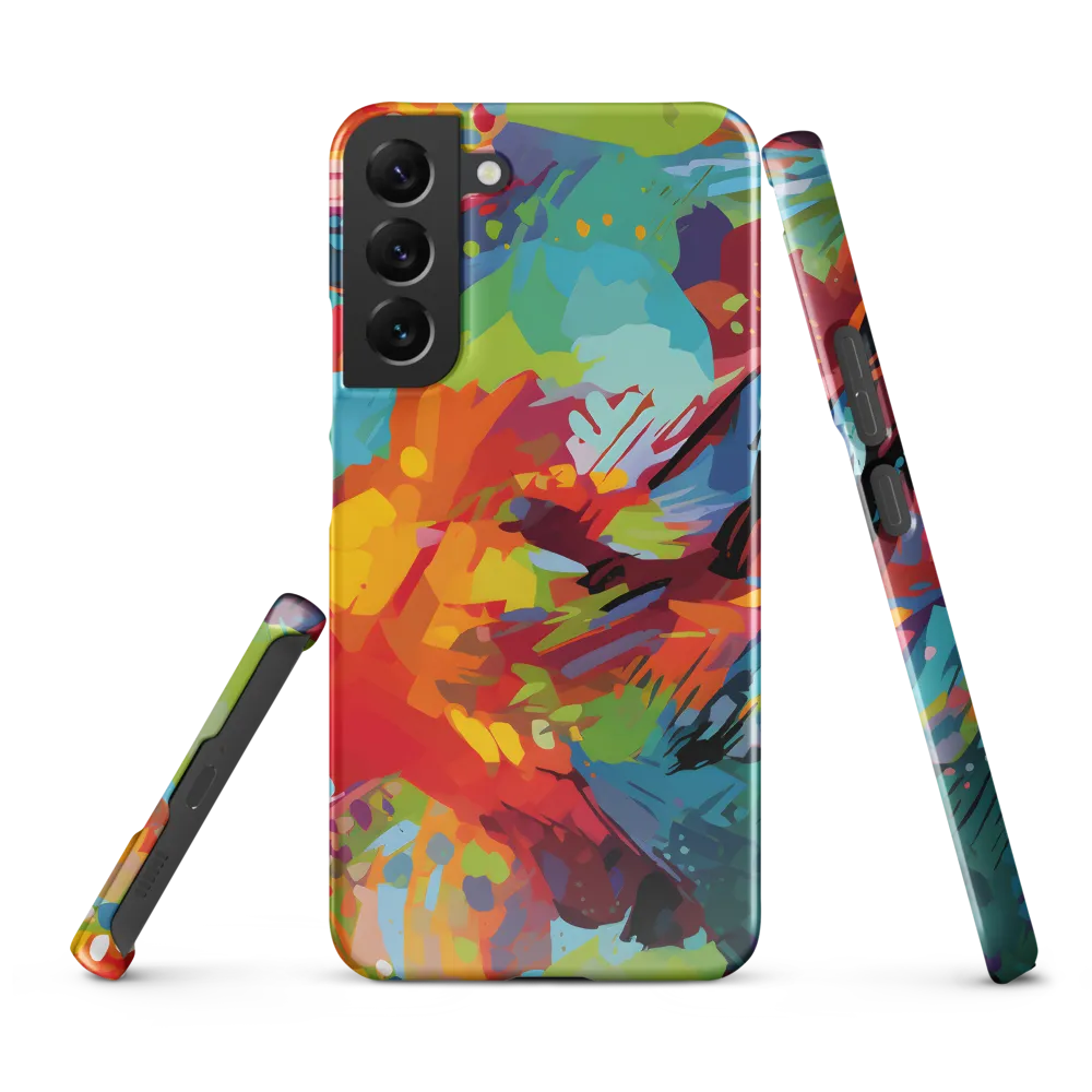 Colorful Lizard: An Abstract Adventure | Phone Case |  S22 Plus | Snap Case | Glossy
