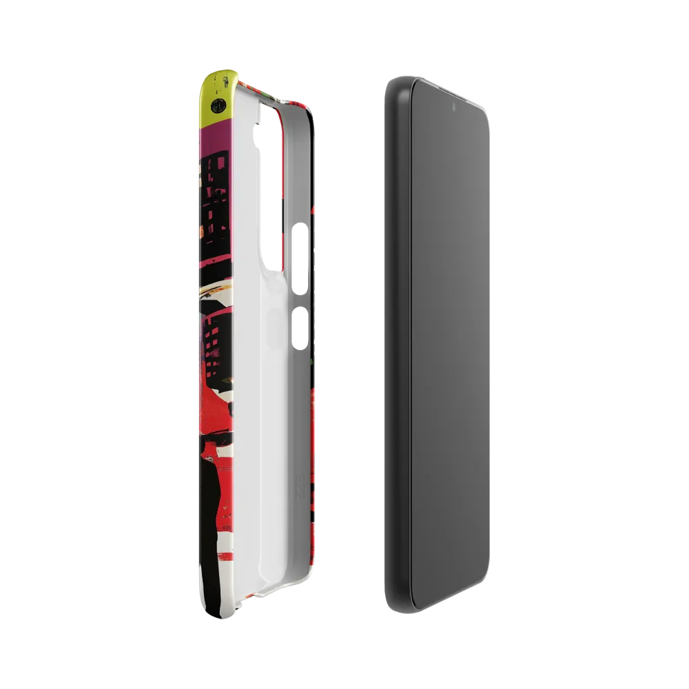 Urban Echoes: A Futuristic Reverie | Phone Case |  S22 | Snap Case | Glossy