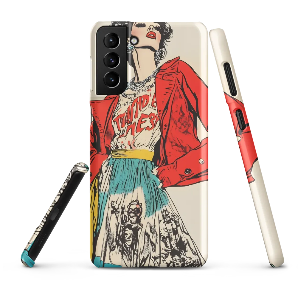 Vibrant Elegance: A Pop Art Fashion Statement