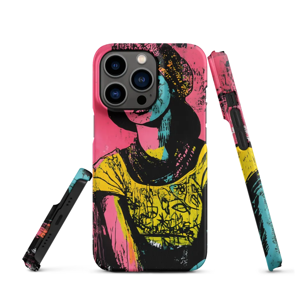 Urban Elegance: A Graffiti Portrait