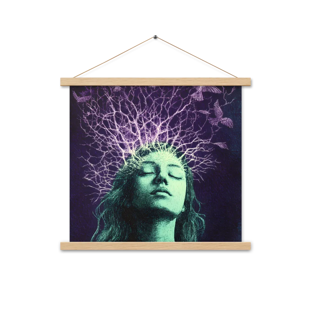 Whispers of Freedom | Poster With Oak Wood Hanger | 18″×18″