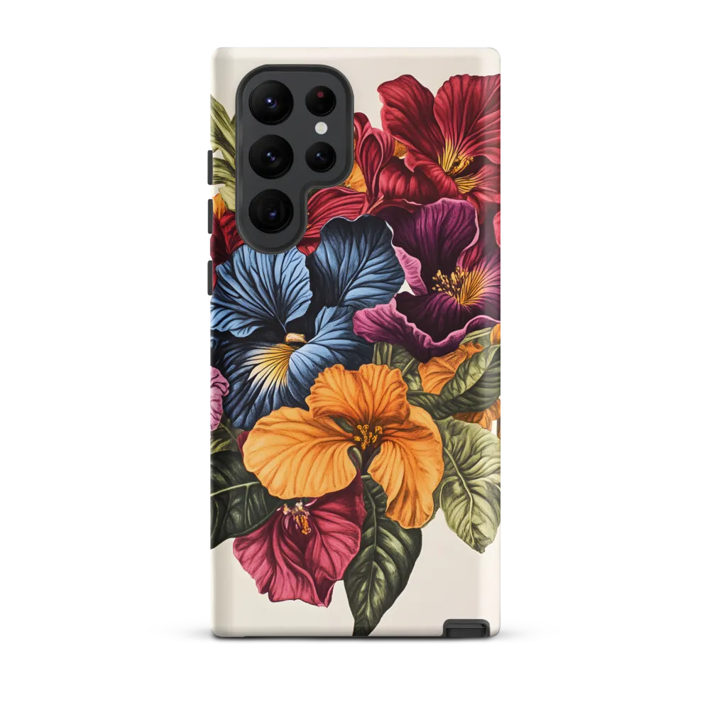 Floral Symphony in Color | Phone Case |  S22 Ultra | Tough Case | Matte