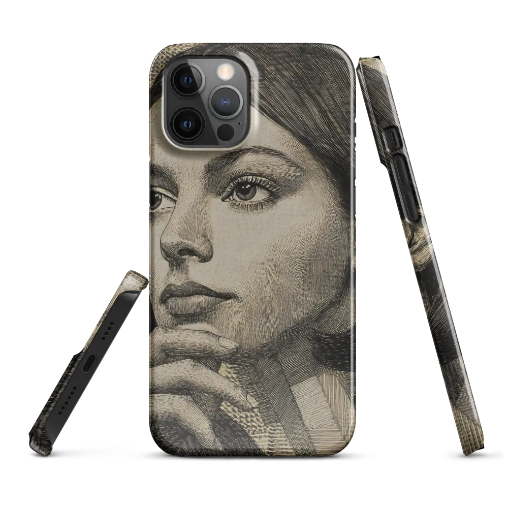 Contemplative Reflection | Phone Case |  12 Pro Max | Snap Case | Glossy