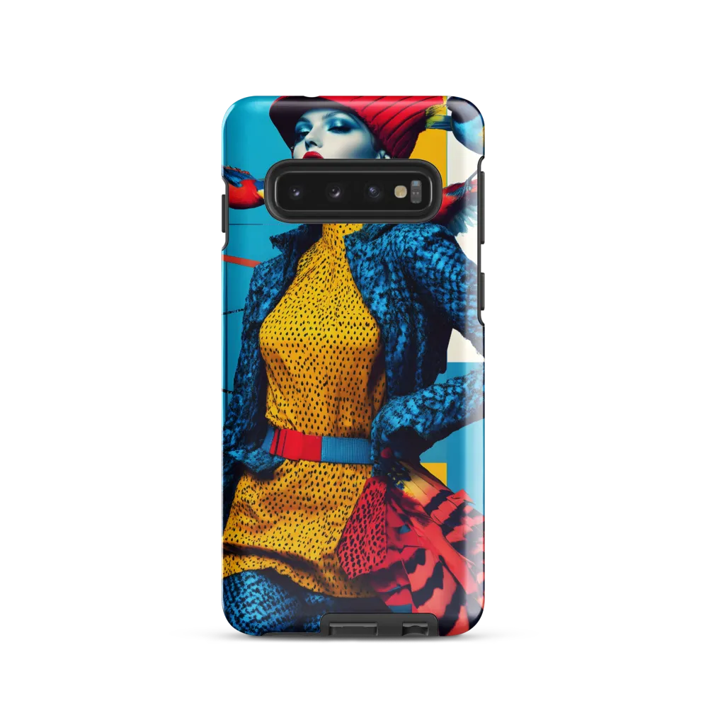 Vibrant Fusion of Nature and Fashion