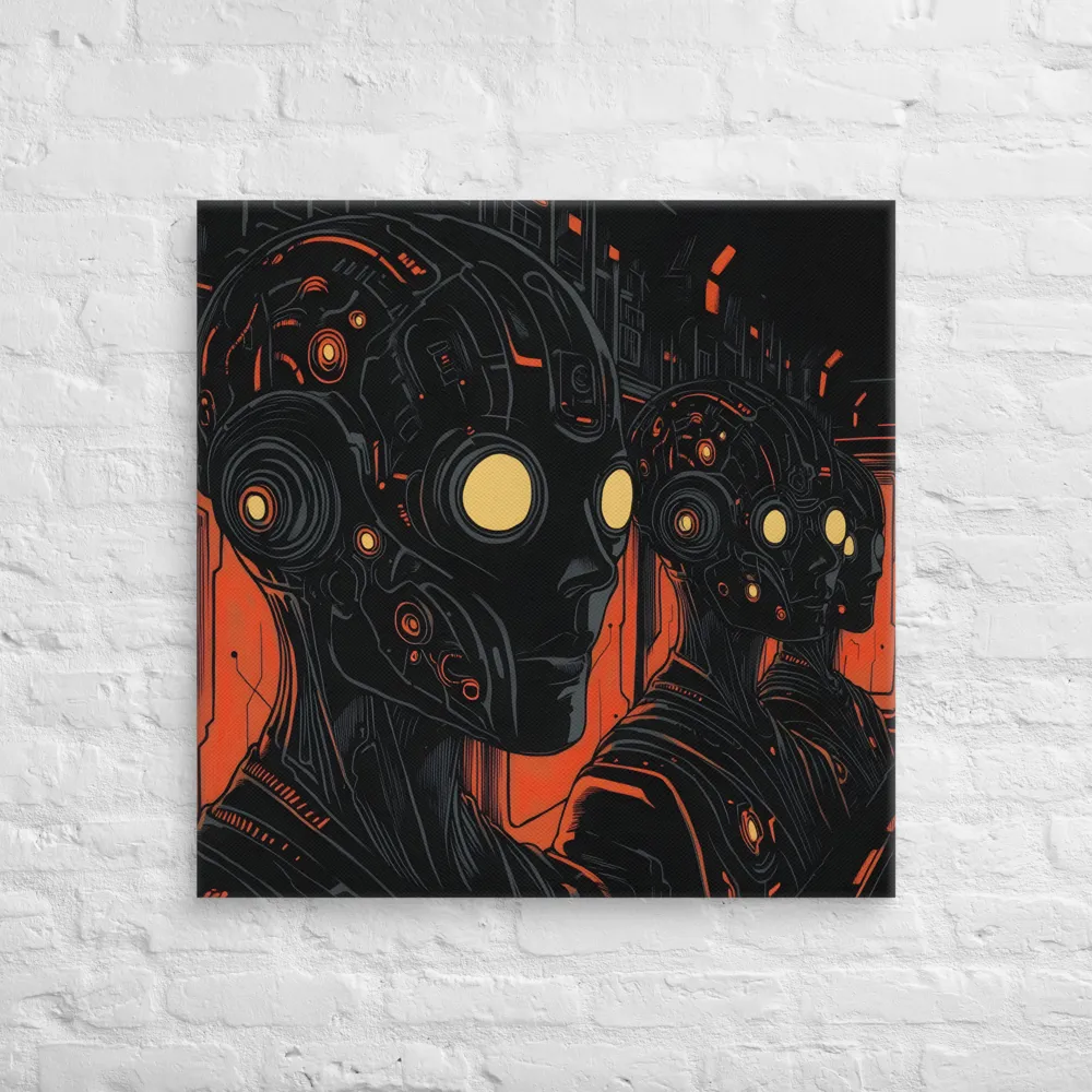 Surveillance in the Cyberscape | Canvas | 30″×30″