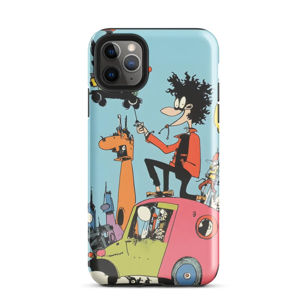 Whimsical Urban Adventure | Phone Case |  11 Pro Max | Tough Case | Glossy