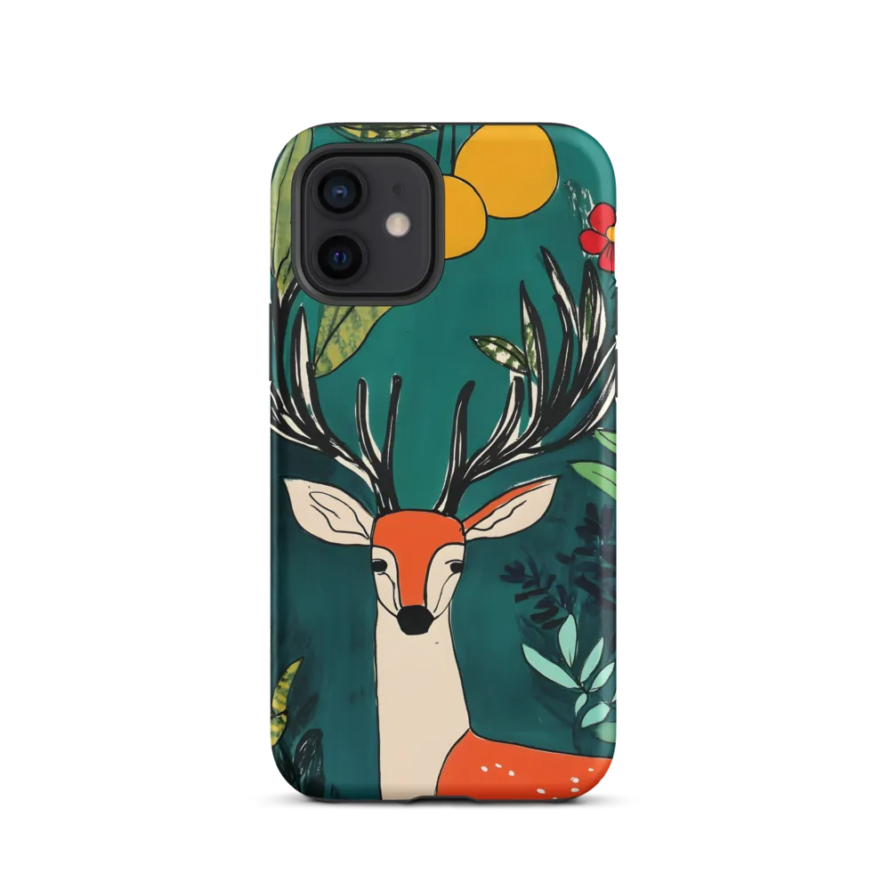 Nature's Embrace: The Majestic Deer | Phone Case |  12 | Tough Case | Matte