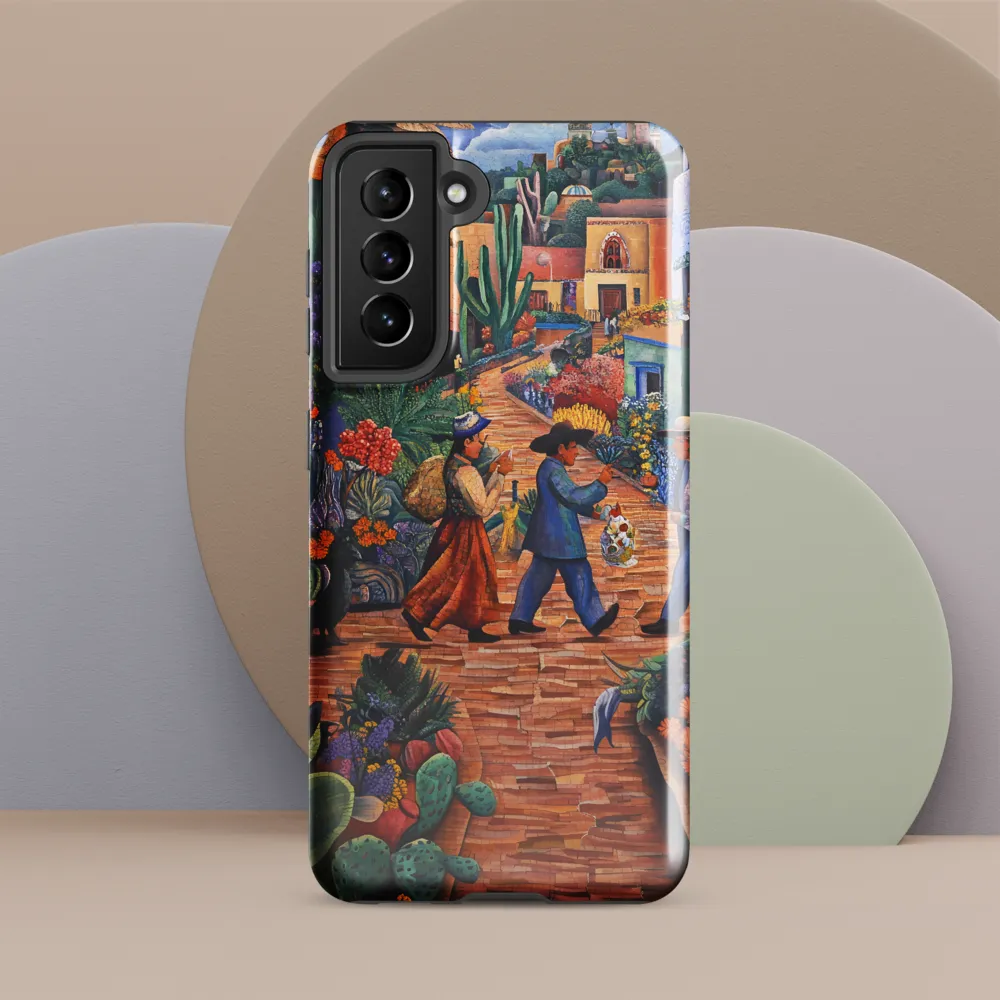 A Mosaic Journey Through Colorful Landscapes