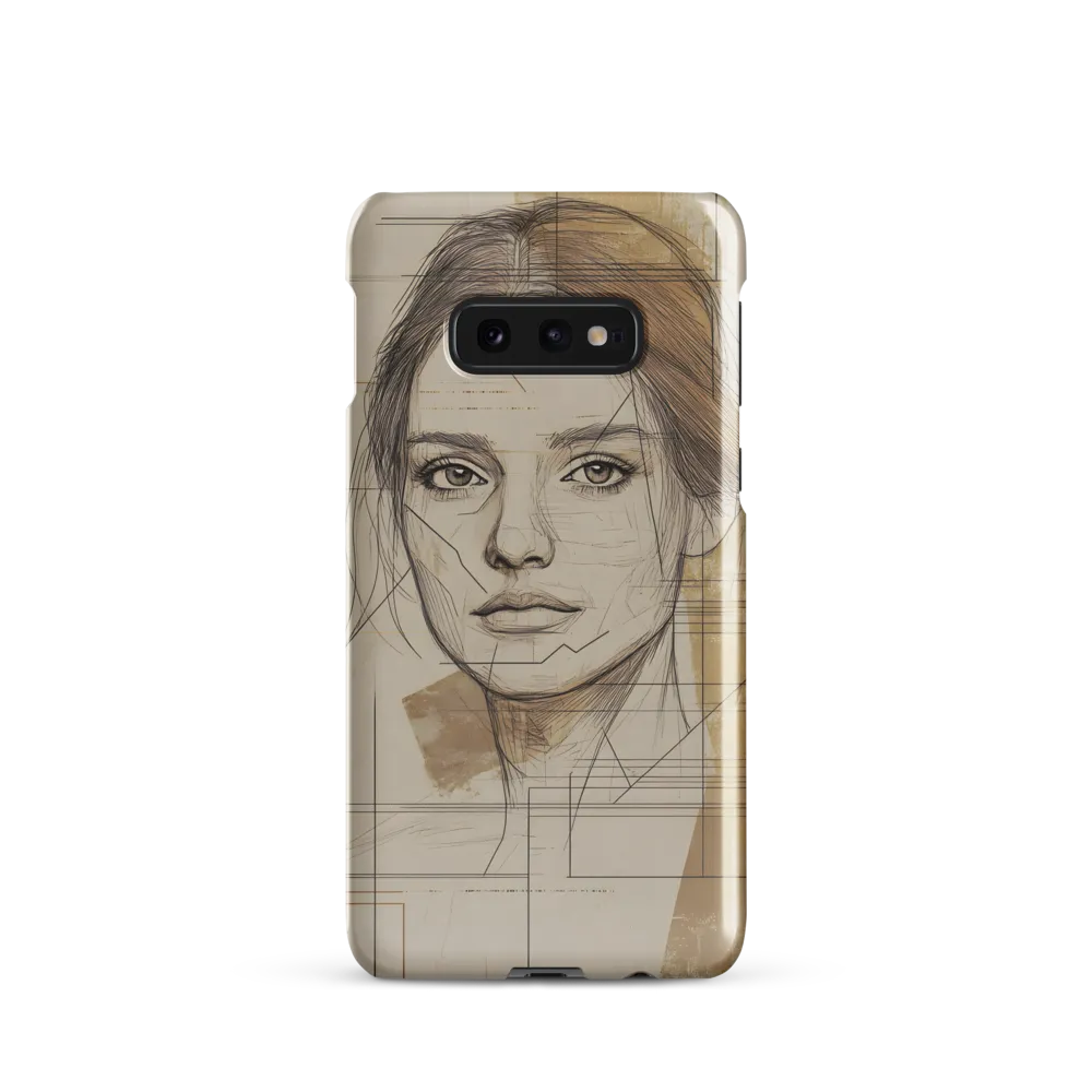 Geometric Elegance: A Modern Portrait