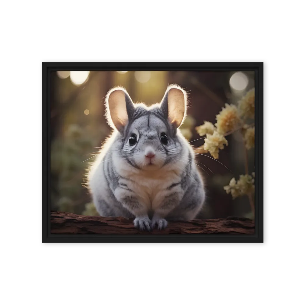 Curious Chinchilla in the Forest